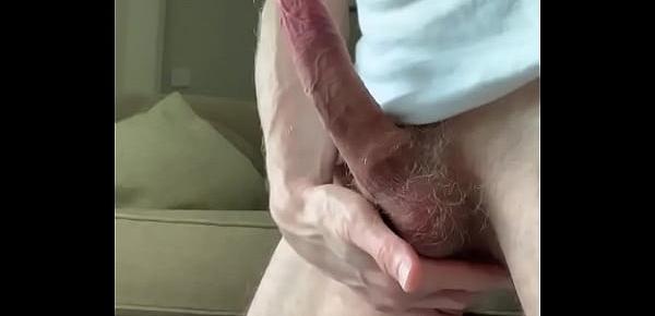  Stroking with gentle finger of my ass